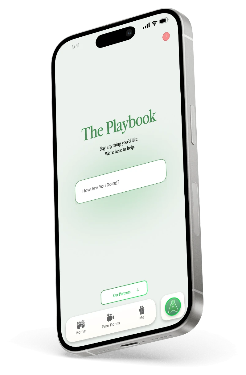 AthletesTogether Playbook conversation screen