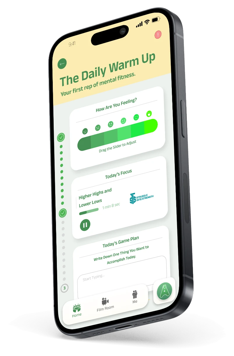 AthletesTogether Daily Warm Up screen
